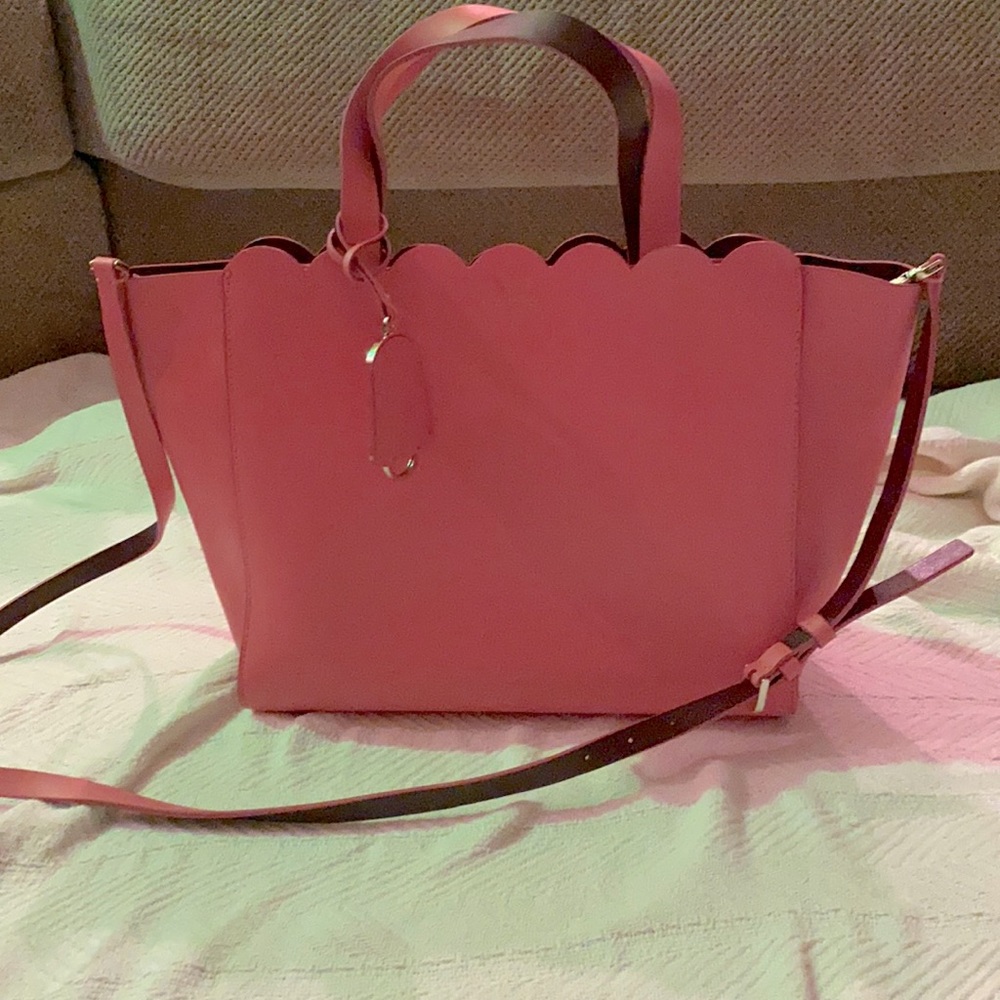 Kate spade leather satchel- Coral